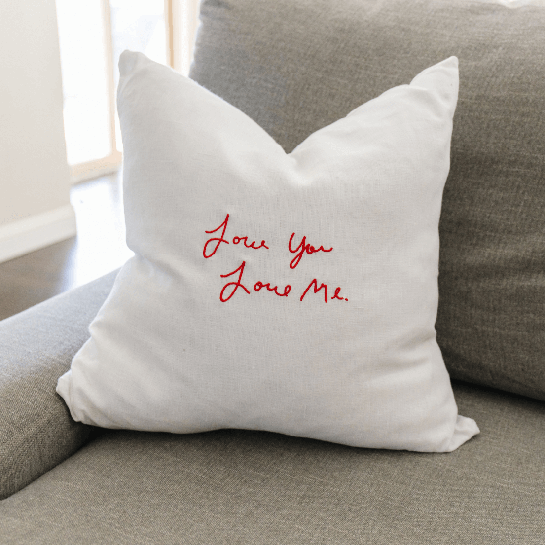 Personalized 2024 handwriting pillow